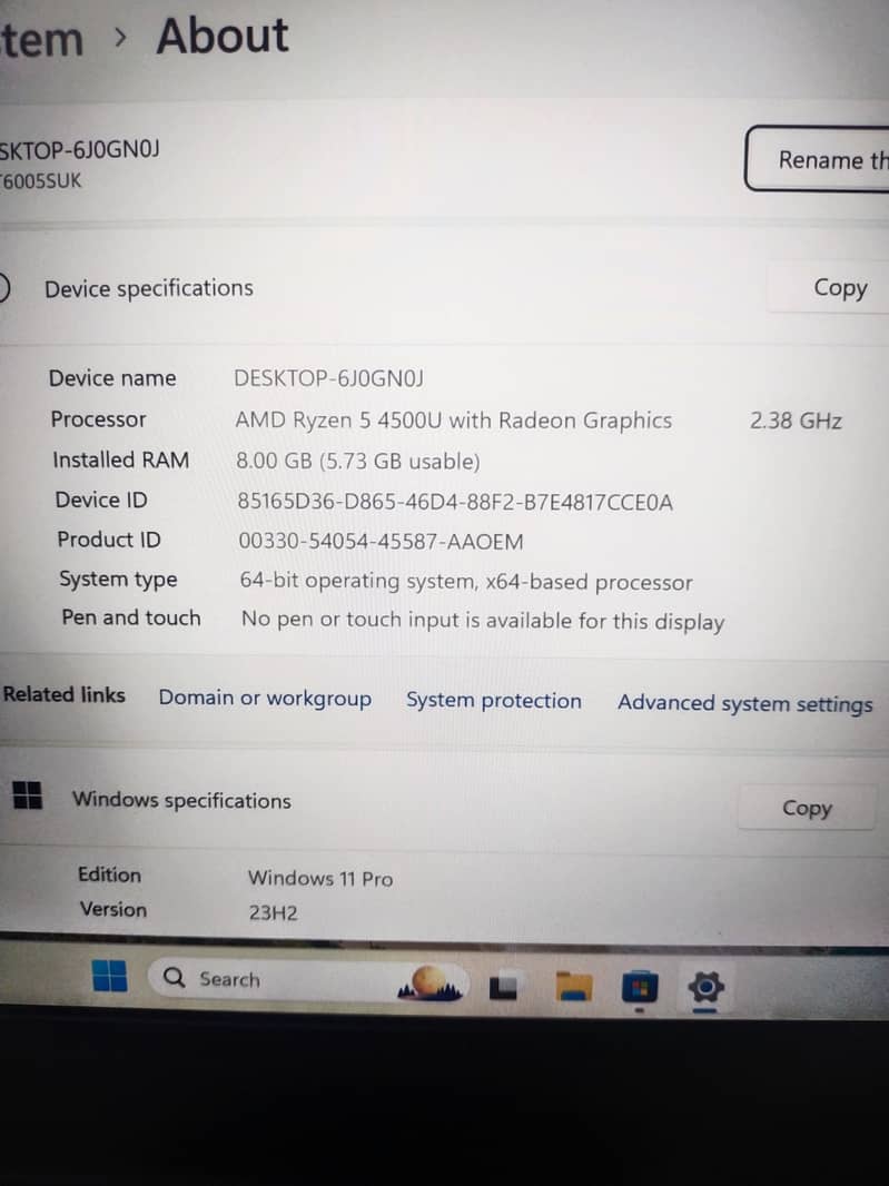 Lenovo E14 (4K Display) 11th GEN Ryzen 5 CPU 2GB Graphic Card Mfg:2022 4