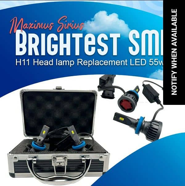 Maximus 55w H11 LED Headlight | Car LED Lights H11 0