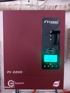 Fronus  solar inverter 1.6 kw  With battery.  185Ah