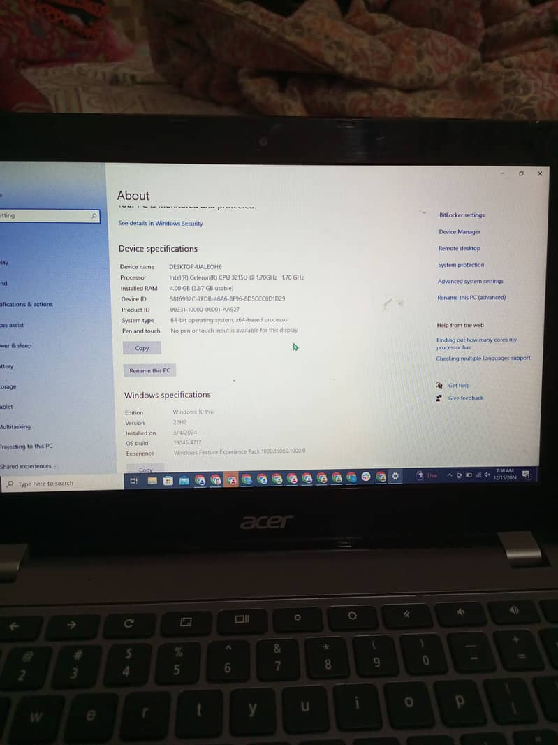 Acer C740 Chromebook 5