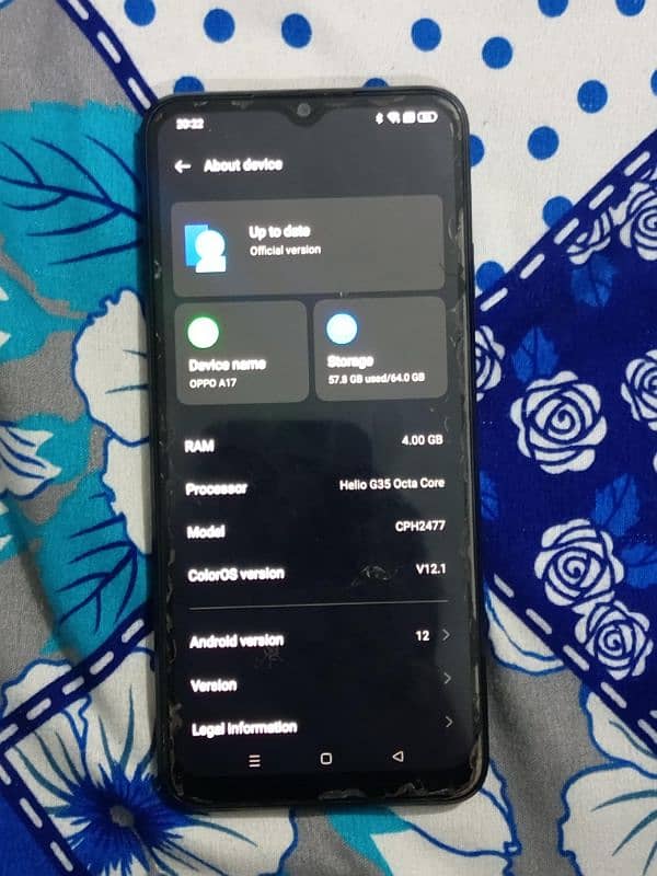 Oppo A17 4/64 For Sale. 2