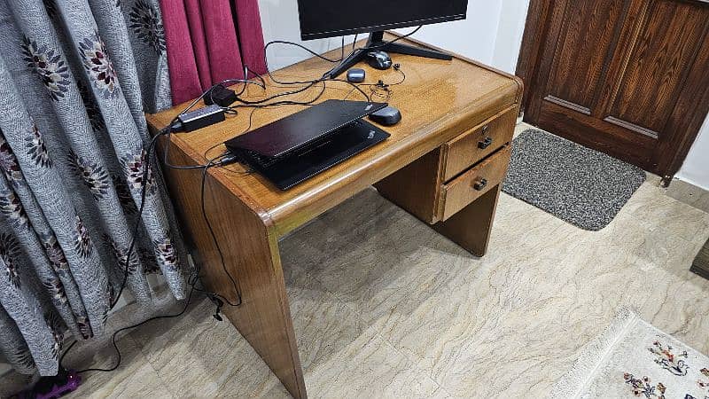 solid wood study/office table 0