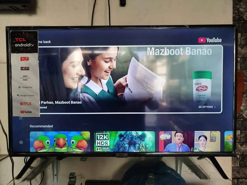 USED LED TVs - TCL & Haier 40, 43 Inches Smart Android LED TVs 0