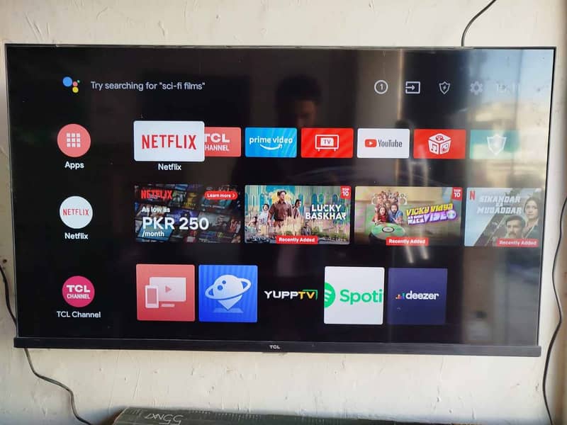 USED LED TVs - TCL & Haier 40, 43 Inches Smart Android LED TVs 2