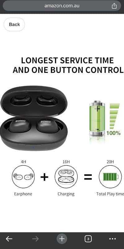 Somic W10 wireless earbuds 2