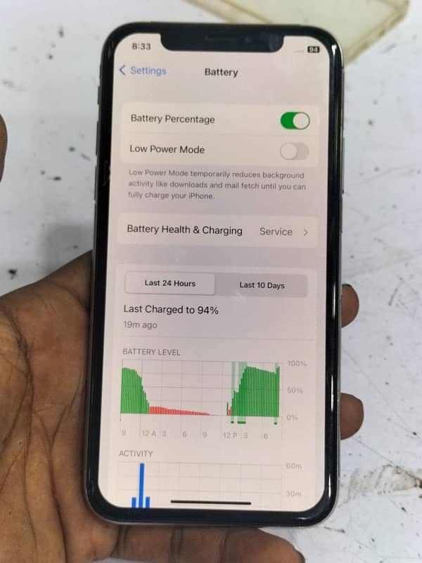 iPhone X PTA approved every thing is working only phone b/h 79% 8