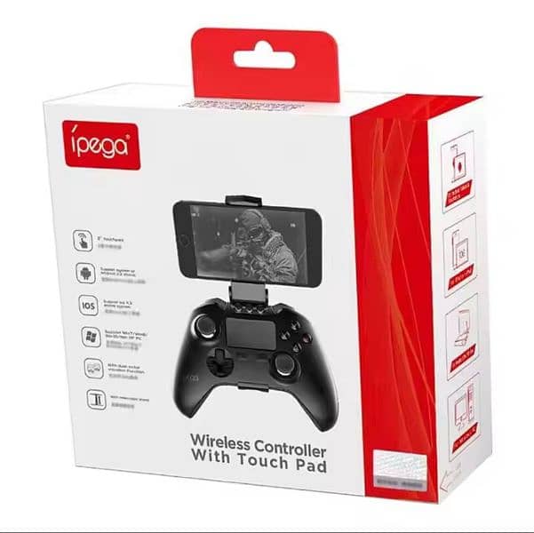 iPega Bluetooth Game (Xbox) Controller for PC & Phone with Touchpad 1