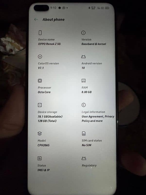 Oppo Reno 4z 5g 0