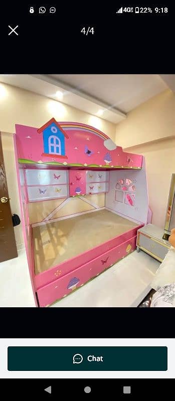 dabal bed fore sale Sath mattress b new hai 2