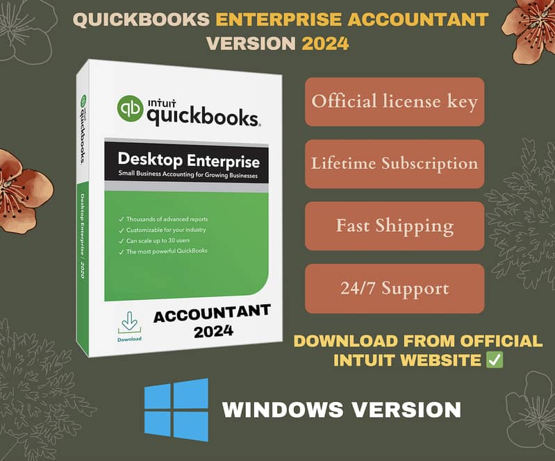 QuickBooks Enterprise 2024 Point Of Sale Software graphic web 0