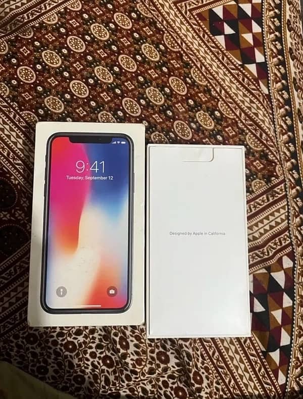 Iphone X 256gb PTA Approved 10/9 0