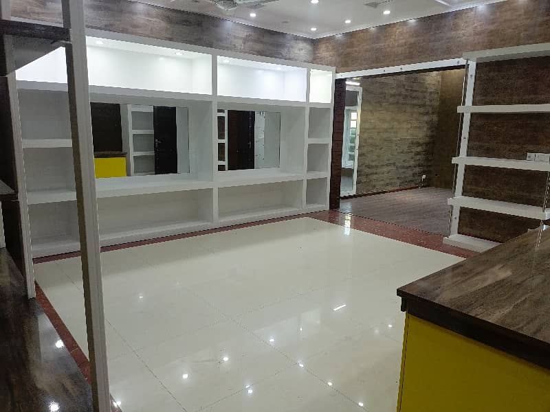 8,Marla Commercial Ground Floor Hall+2Rooms Available For Rent In Johar Town Near Emporium Mall 2