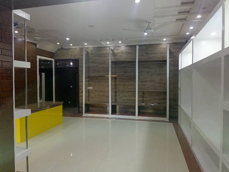 8,Marla Commercial Ground Floor Hall+2Rooms Available For Rent In Johar Town Near Emporium Mall 13