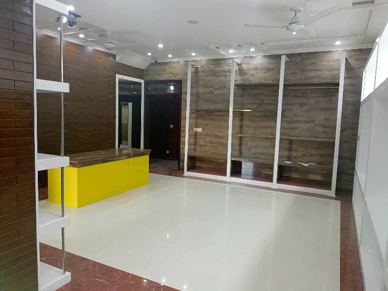 8,Marla Commercial Ground Floor Hall+2Rooms Available For Rent In Johar Town Near Emporium Mall 14