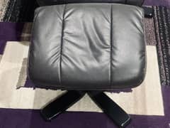 Recliner with foot stool