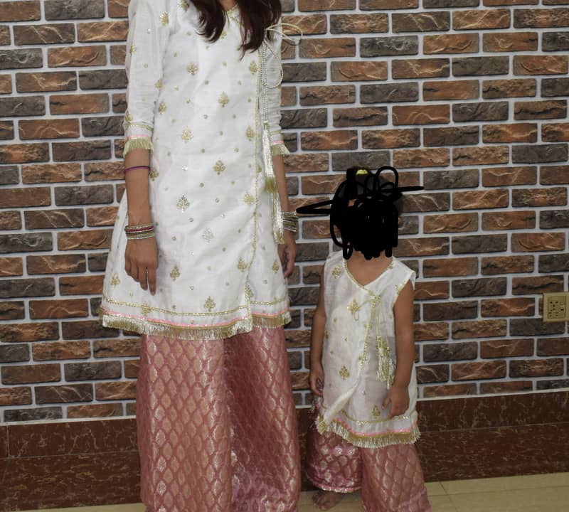 Mommy and me Eid dress set 0