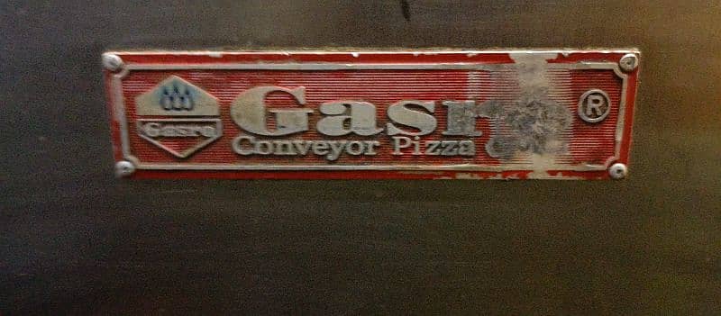 gasro conveyor belt pizza oven 18" Korean import Pakistan used 3