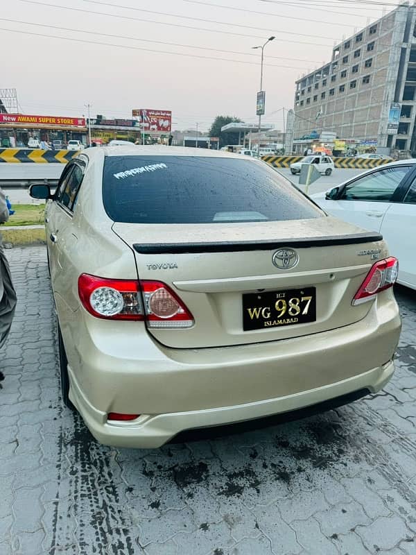 Toyota Corolla XLI 2012 3