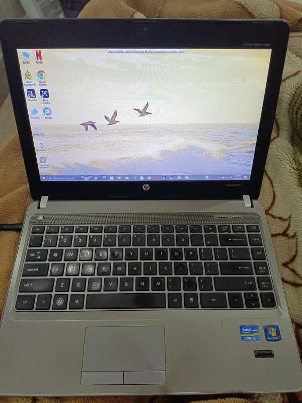 Hp laptop probook silver colour 0