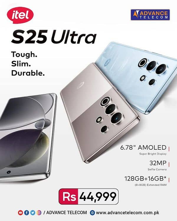 Itel S25 Ultra 8+8/256 Gb boxpack Stock Cod also available 1