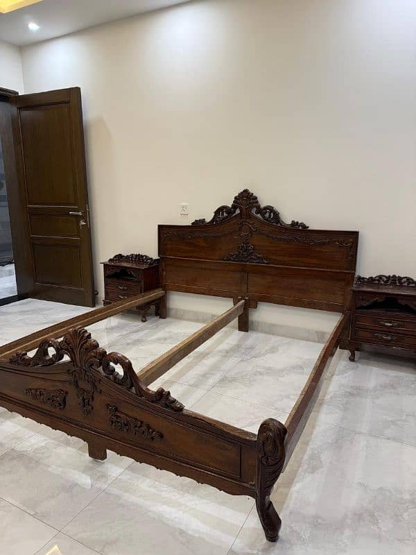 Pure wooden bed 1