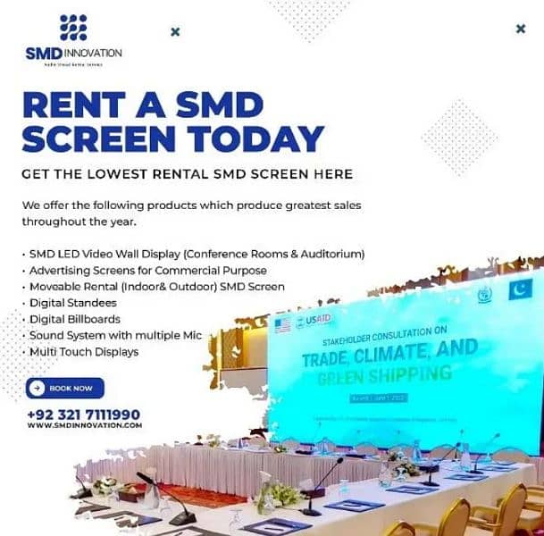 SMD Screen on rent with high quality on discount  in karachi 5