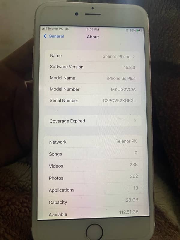 iphone 6S plus PTA aprroved 3