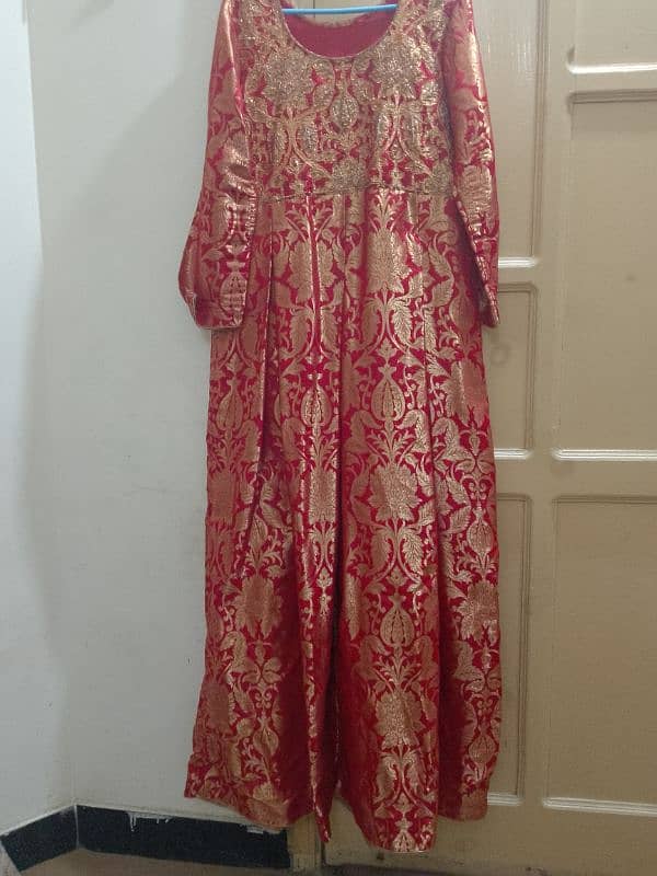 Jamawar long maxi one time use 8