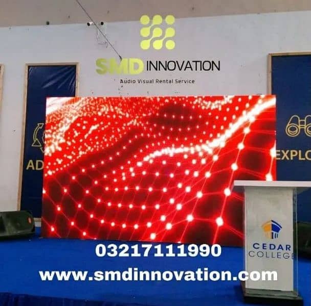 Audio visual equipment rental , smd sound system projectoru 4