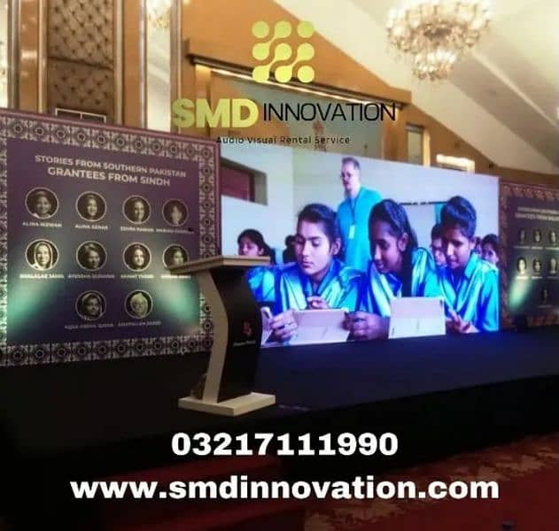 Audio visual equipment rental , smd sound system projectoru 10