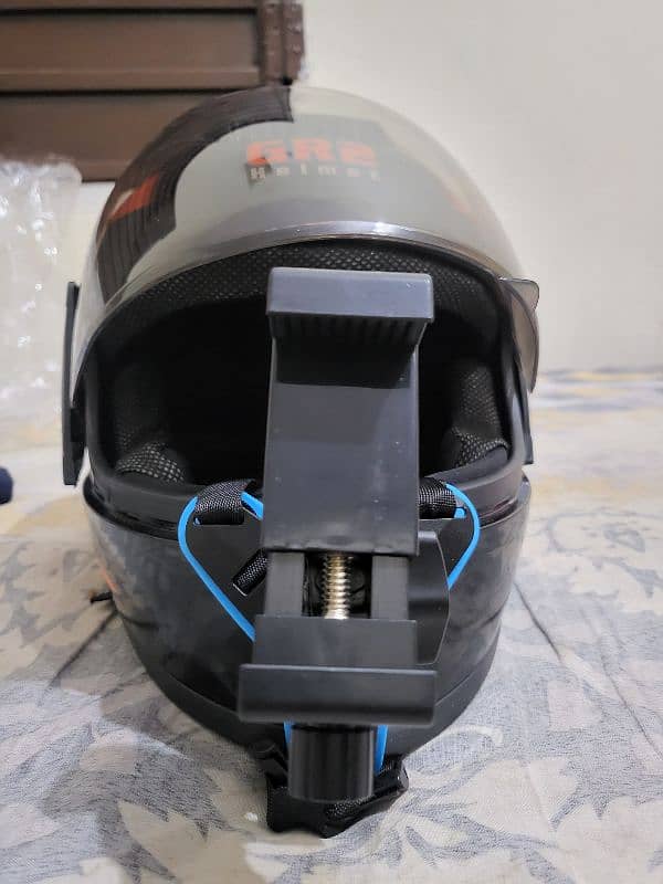 Moto Vlogging Helmet with full setup 3