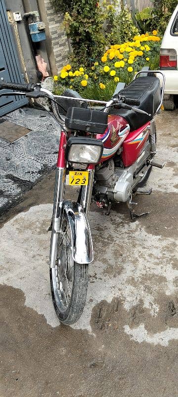 Honda 125 model 2016 golden num 123 6