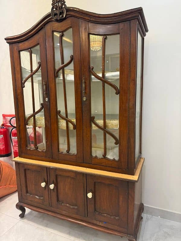 crockery showcase cupboard console 0