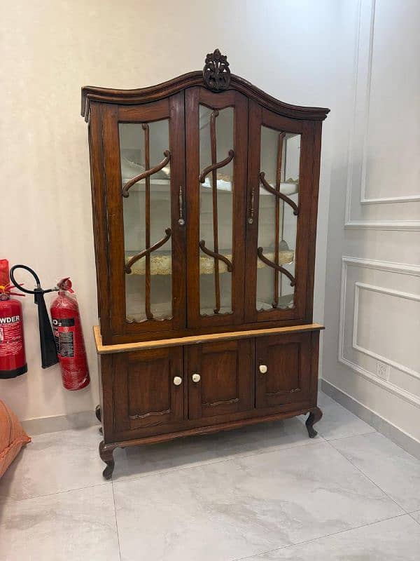 crockery showcase cupboard console 1