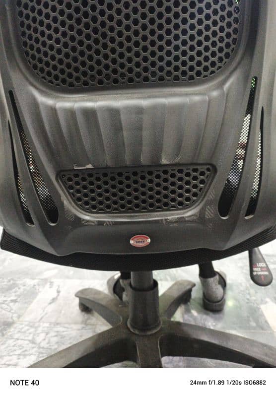 Boss B-543 Aqua Mesh High Back Revolving Chair 2