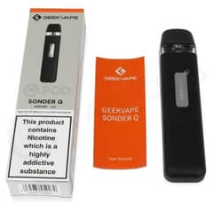 Vape GEEKVAPE SONDER Q 20W POD KIT 1000mAh