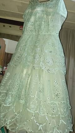 fancy bridal long frok