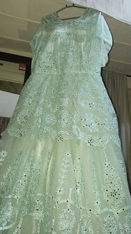 fancy bridal long frok 3