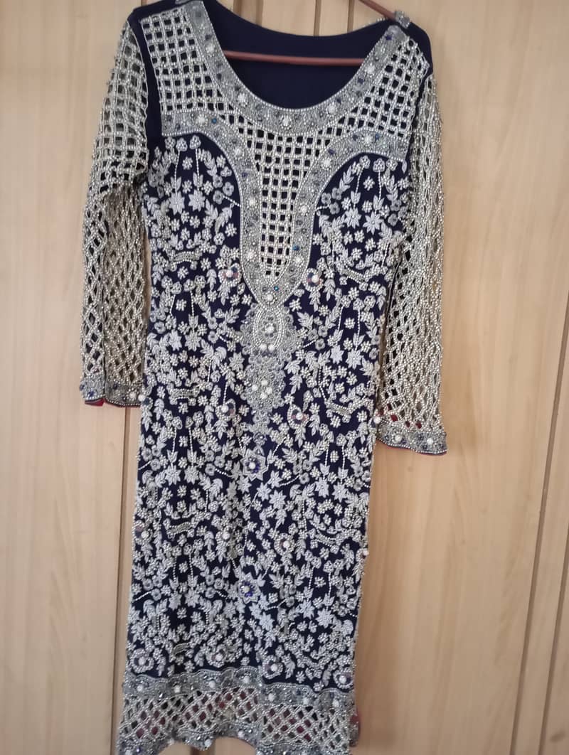 3 piece pure chiffon cutwork suit 3