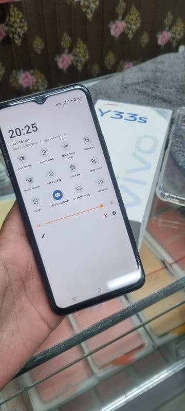 Vivo y33s complete box 8+4/128 8