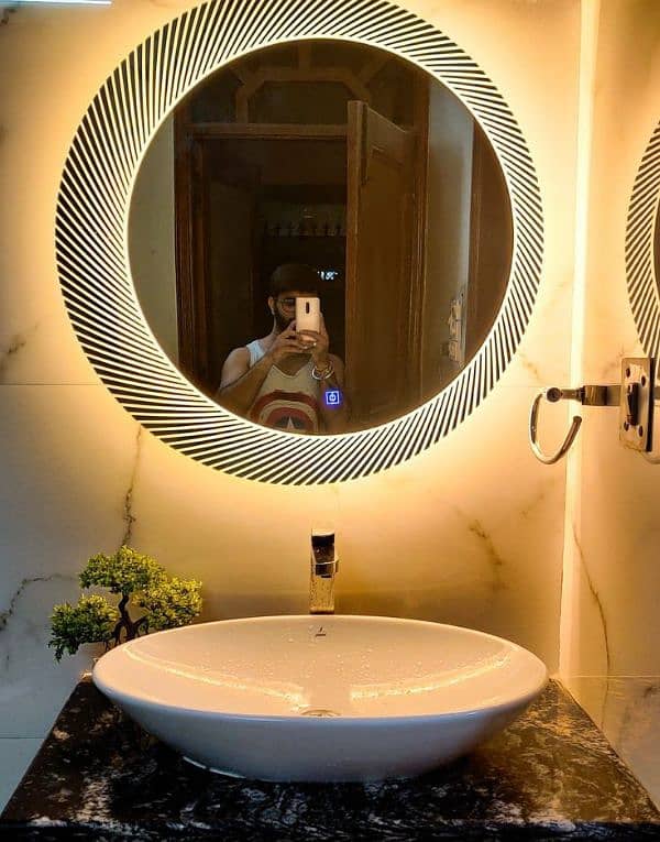 Circle LED Mirror/Round Mirror/LED Miror/Bathroom LED Mirror 0