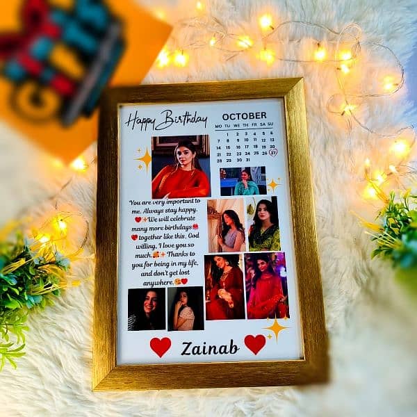 photo frame with customised picture 3