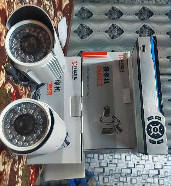 CCTV CAMERA 1DVR wifi  2 NEW CAMERA 0303/99/61667 3