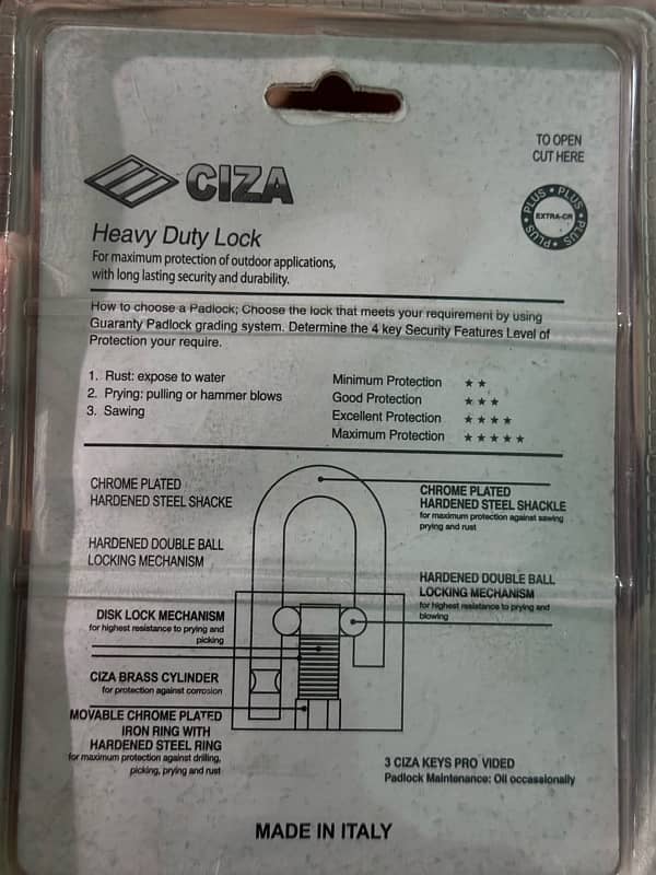 Safety lock for homes extra protection Imported 2