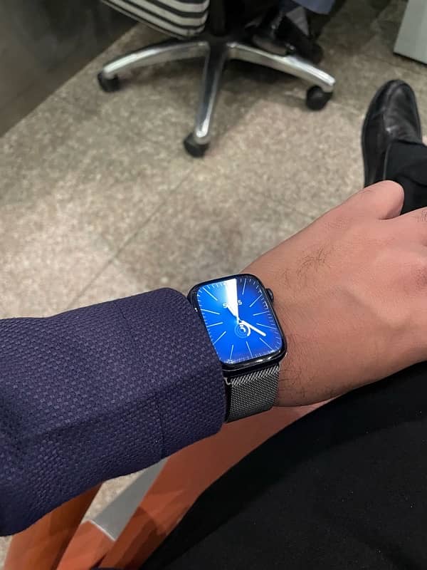 Apple Watch series 7 Blue color 3