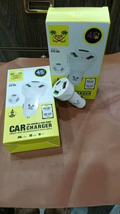 CAR CHARGER smart fast charging with data cable