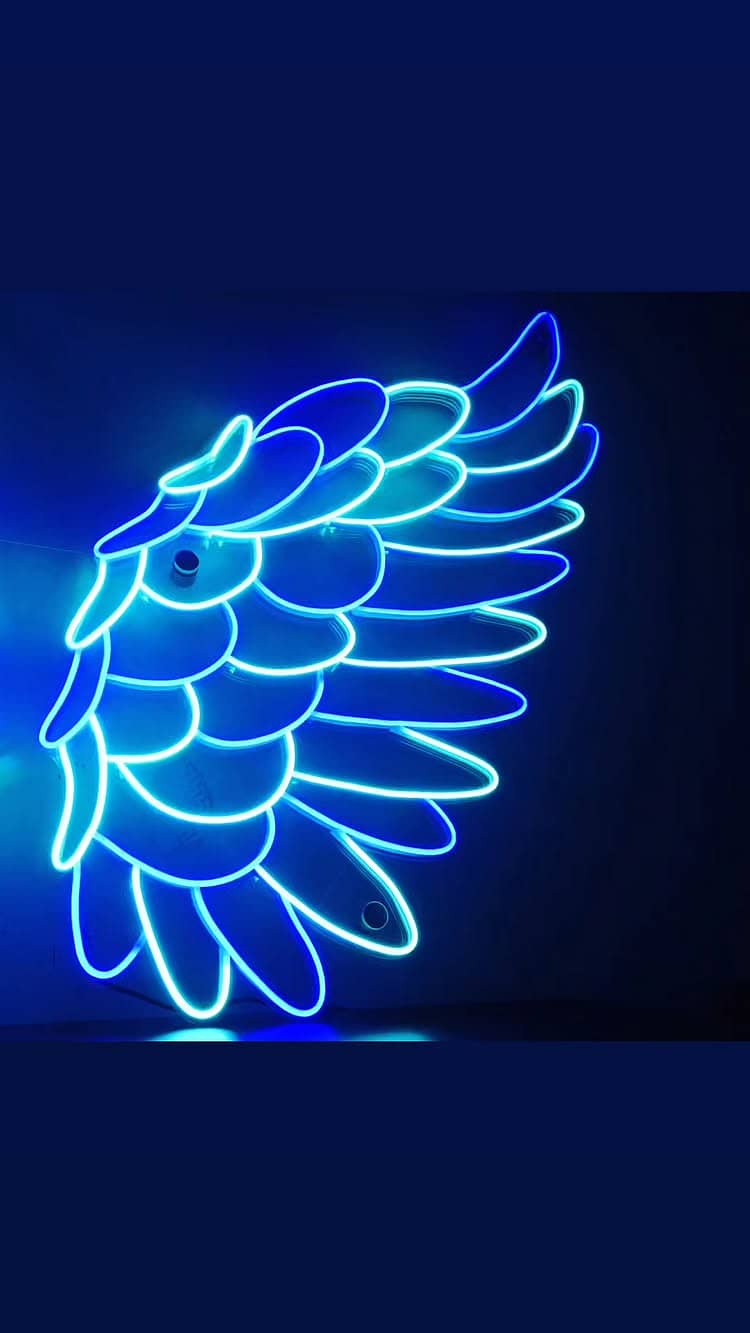 Wings Neon Sign 4ftx5ft 0