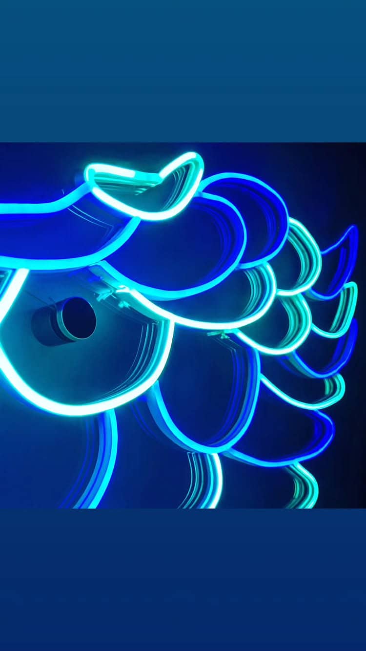 Wings Neon Sign 4ftx5ft 2