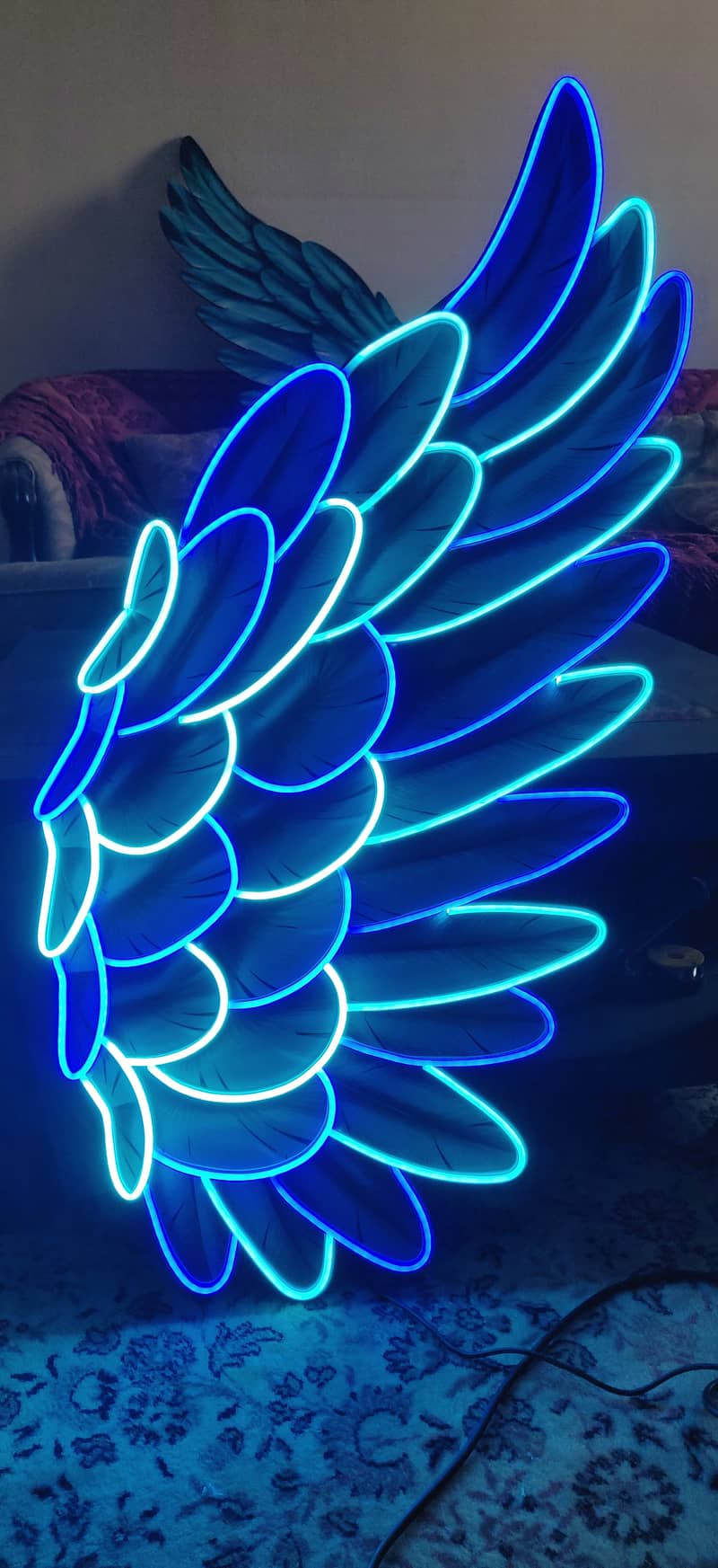 Wings Neon Sign 4ftx5ft 5