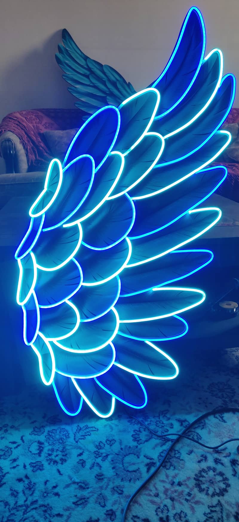 Wings Neon Sign 4ftx5ft 6